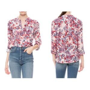 Womens Xirena Graycen Shirt Floral Size XS EUC!